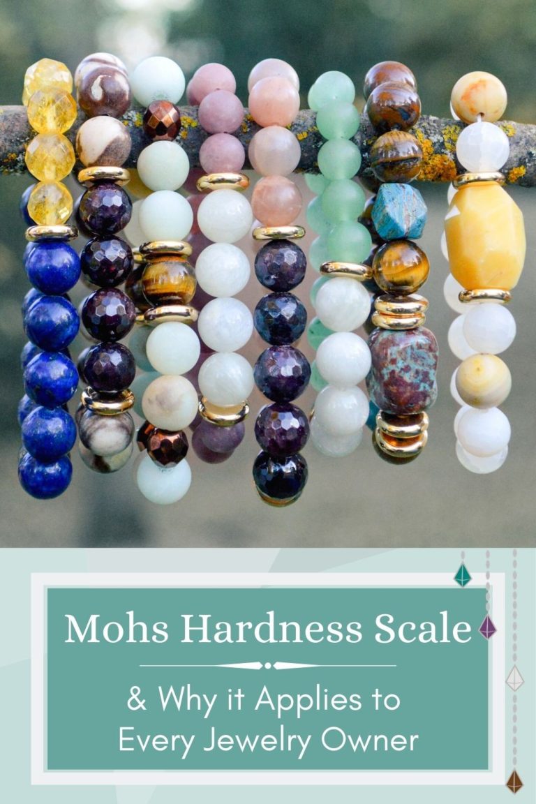 mohs hardness scale, gemstone bracelet photo